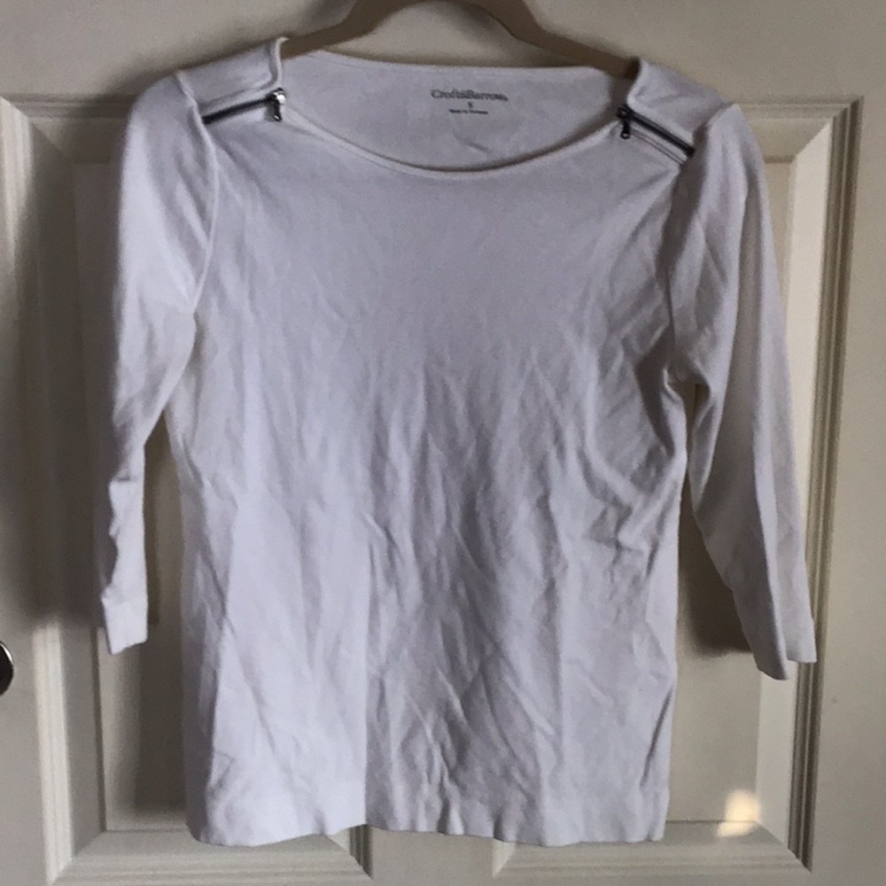 Zipper Accent Top